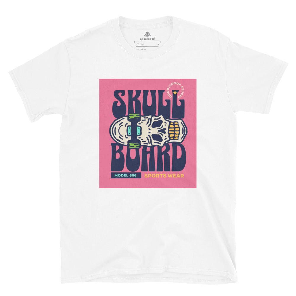 Skull Board | Unisex Soft Style T-Shirt - The Pet Talk