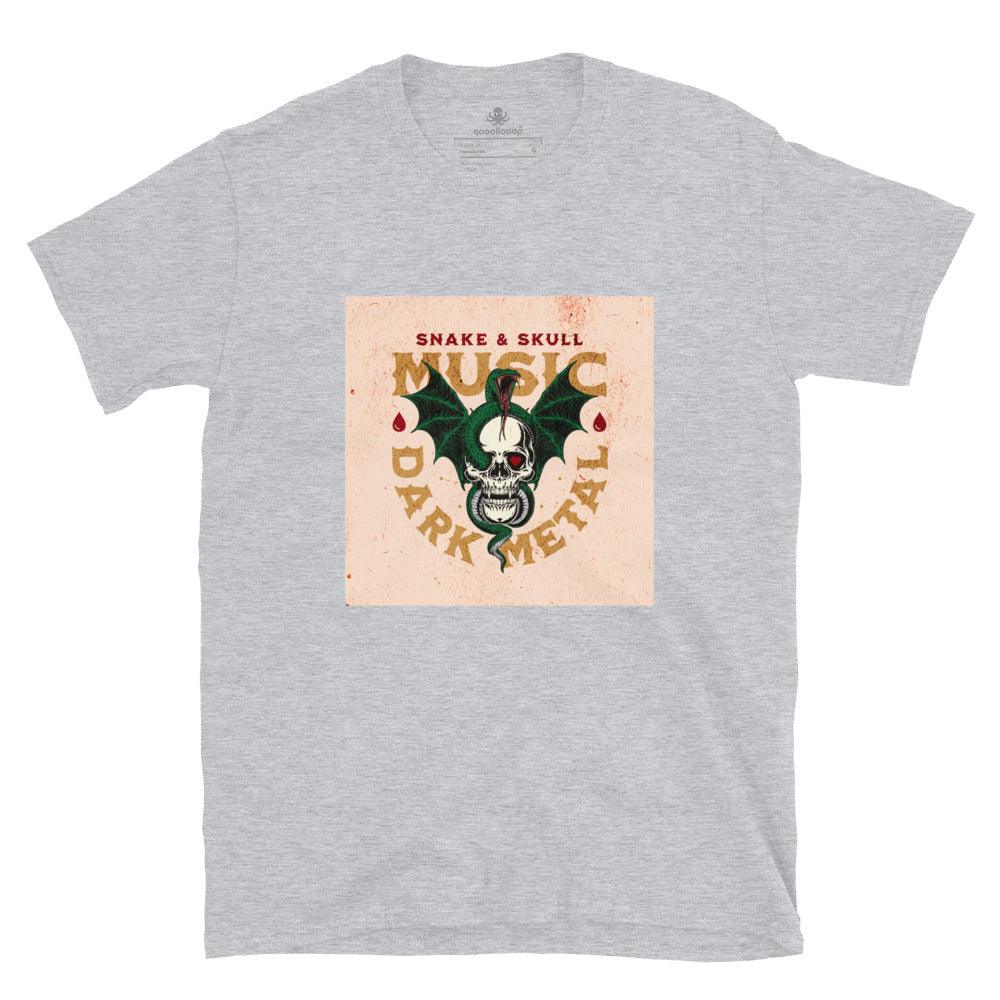 Snake & Skull | Gildan64K-026 | Short-Sleeve Unisex Soft Style T-Shirt - The Pet Talk