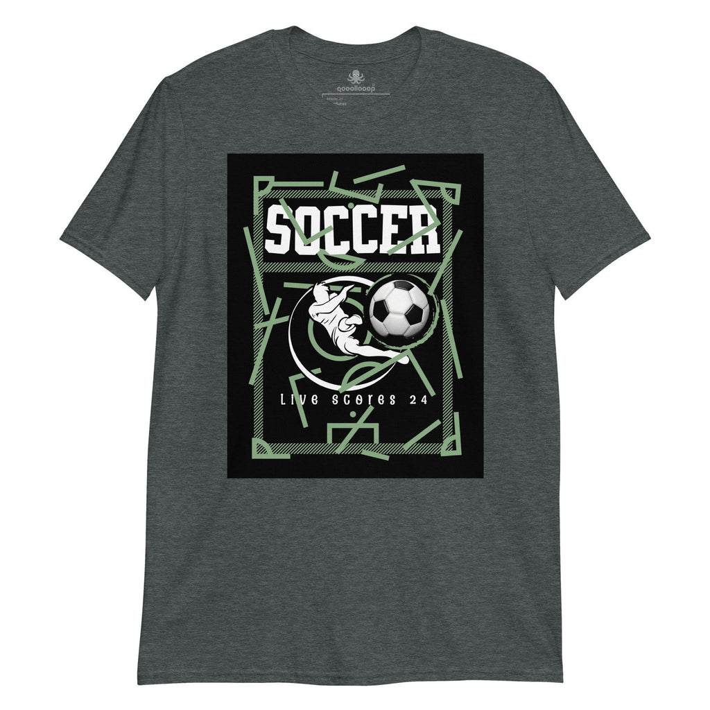 Soccer Live Scores 24 |Short-Sleeve Unisex Soft Style T-Shirt - The Pet Talk