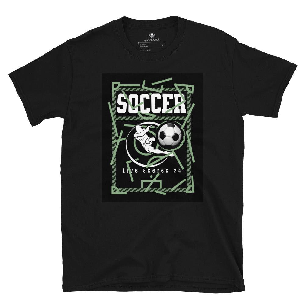 Soccer Live Scores 24 |Short-Sleeve Unisex Soft Style T-Shirt - The Pet Talk