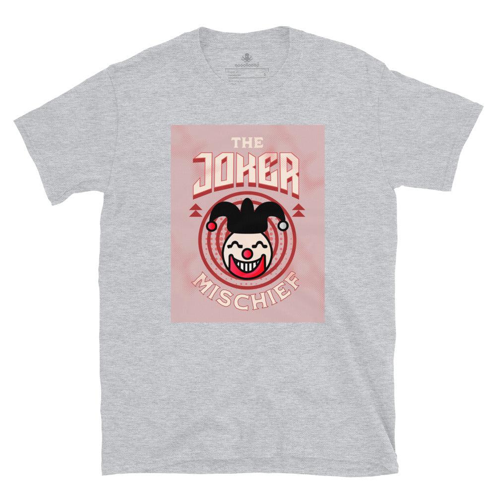 The Joker Mischief | Short-Sleeve Unisex Soft Style T-Shirt - The Pet Talk