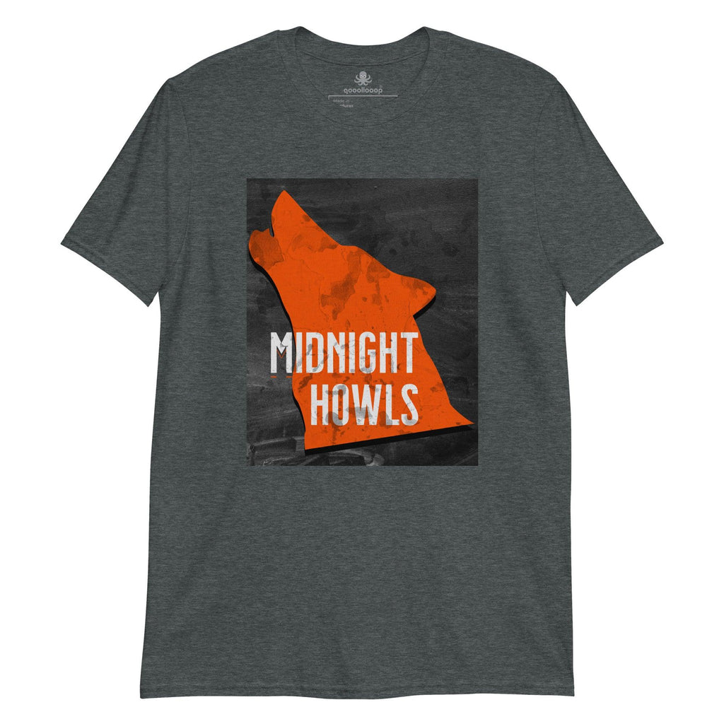 Wolf Midnight Howls | Unisex Soft Style T-Shirt - The Pet Talk