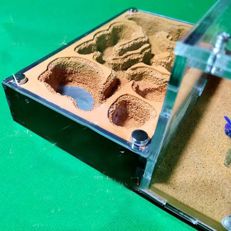 Ant Farm Acrylic Sand Castle Underground Temperature Control Nest Education Workshop - The Pet Talk