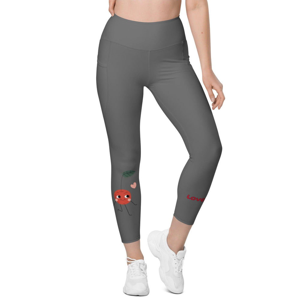 Apple Love | Leggings with pockets - The Pet Talk