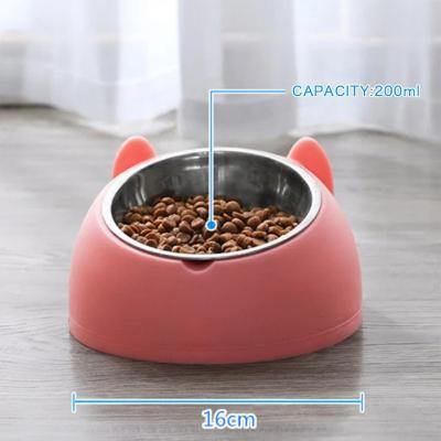 Cat Bowl with Cat Ear Design Pet Feeders - The Pet Talk
