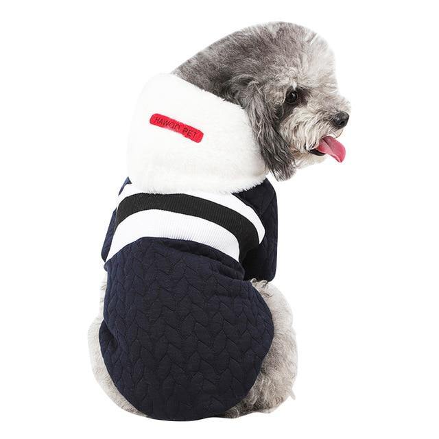 Center Buttons Dogs Warm Outfit - The Pet Talk