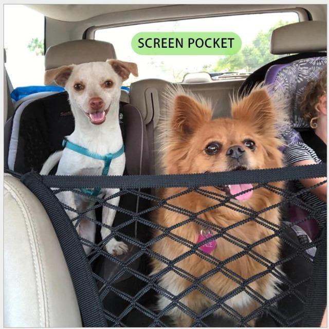 Elastic Car Pet Barrier Mesh Safety in Travelling - The Pet Talk