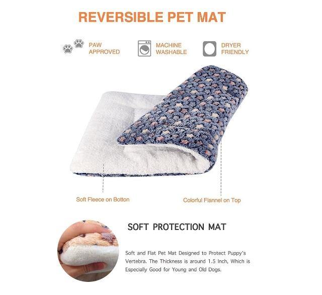 Flannel Thickened Pet Soft Fleece Pad - The Pet Talk