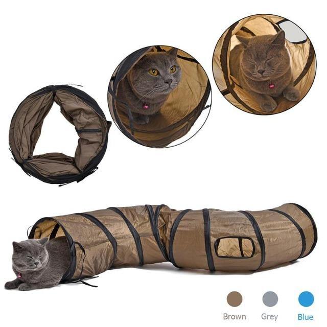 Funny Pet Tunnel Cat Play Tunnel Foldable - The Pet Talk