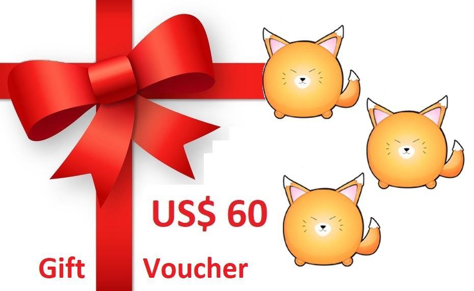 Gift Voucher US$ 60 - The Pet Talk