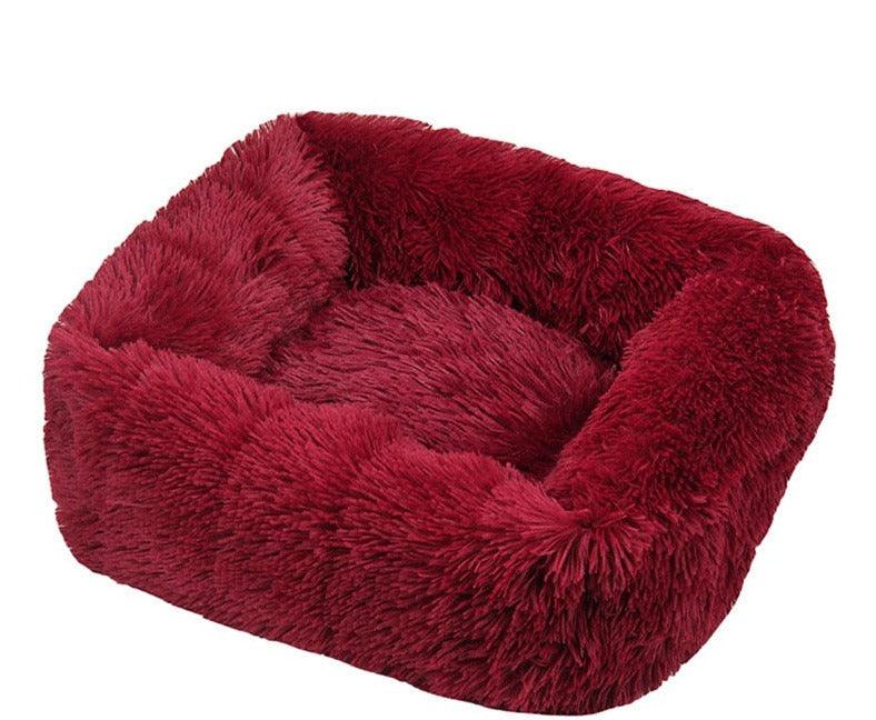 Luxury Dog Bed Square Dog Beds Long Plush Dog Mat Beds - The Pet Talk