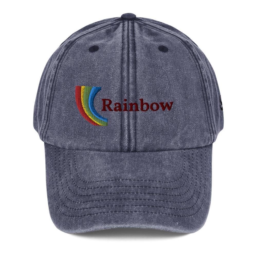 Mini Rainbow | Stylish and Sporting Hats and Caps Vintage Dad Hat - The Pet Talk