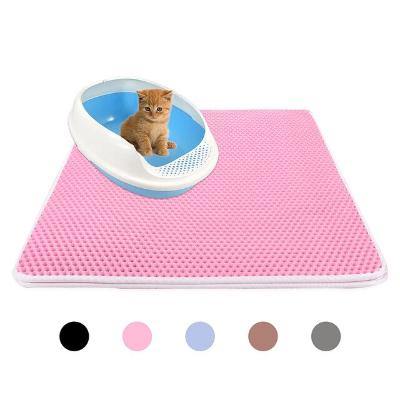 Pet Cat Bowl Mat Double Layer Waterproof Non-slip Mat - The Pet Talk