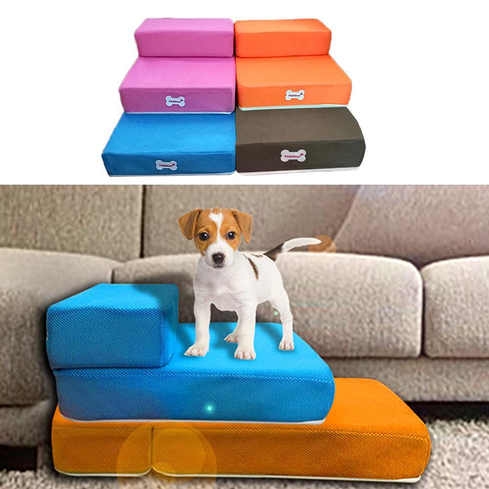 Pet Stairs Detachable Pet Bed Dog Ramp Two Steps Mix & Match - The Pet Talk